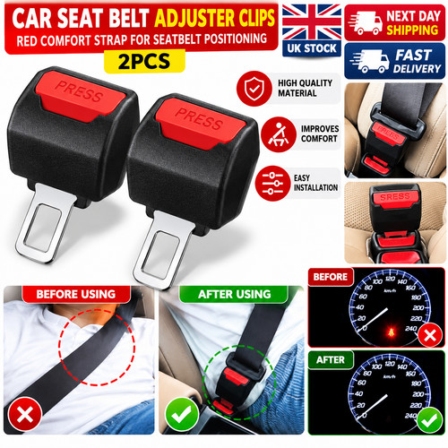 Car seat belt - seat, clips