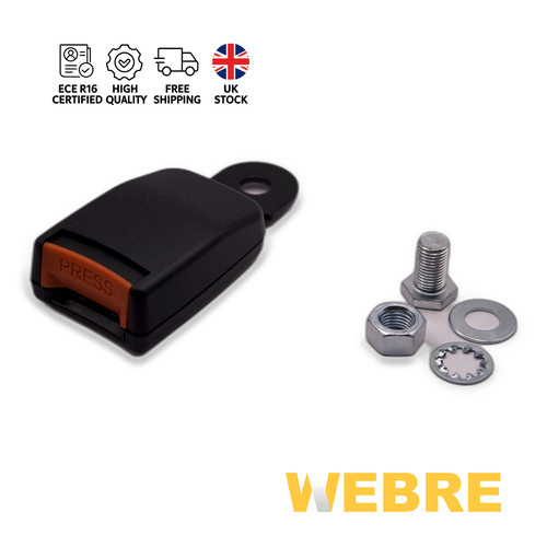 Universal seat belt - belt, buckle