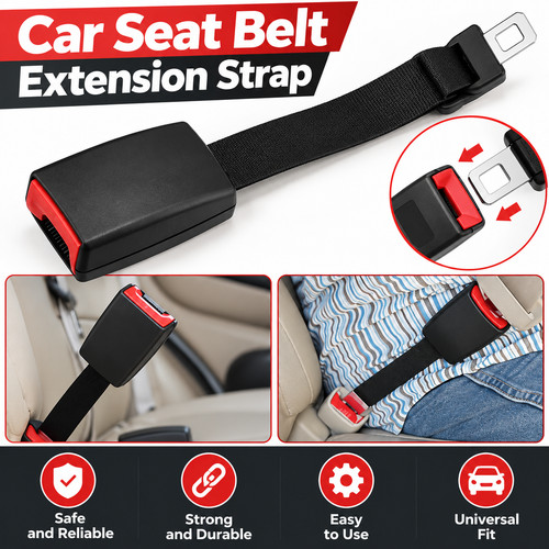 Car seat belt extension - car,